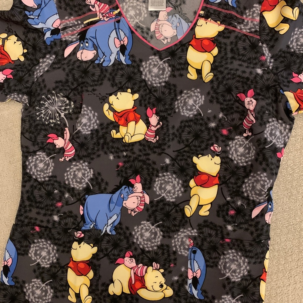 Winnie the Pooh scrub top